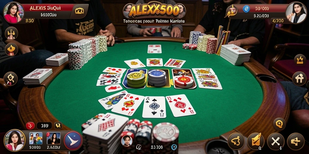 Screenshot ALEXIS500 menampilkan keseruan gameplay QiuQiu yang menarik.