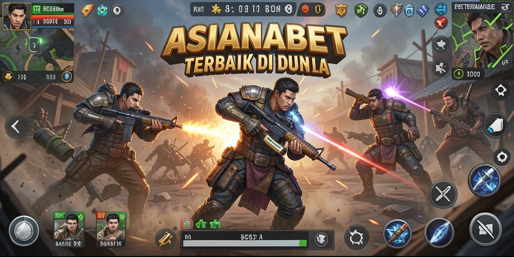 Screenshot menampilkan aksi seru dalam pertempuran Battle Royale.