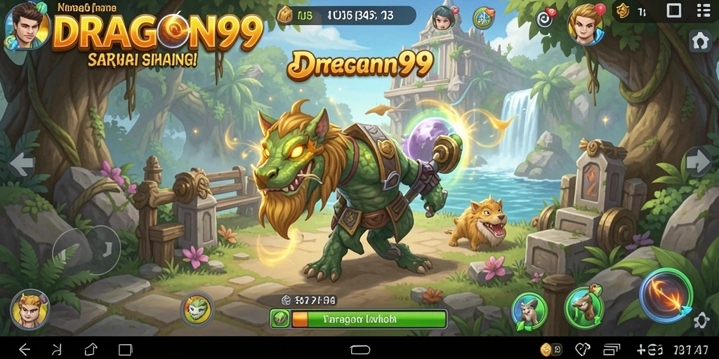 Tangkapan layar gameplay DRAGON99 dengan suasana santai yang menyenangkan.