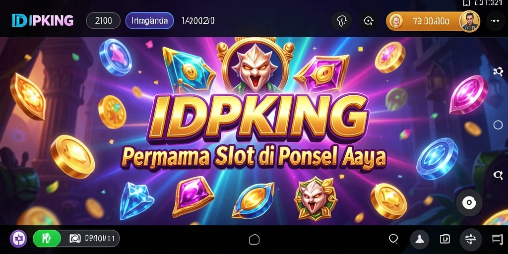 Tampilan gameplay seru di aplikasi slot IDPKING yang menawan.