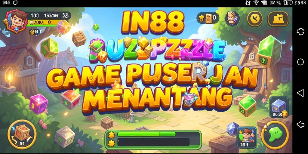Screenshot gameplay IN88 menampilkan berbagai jenis puzzle yang menarik.