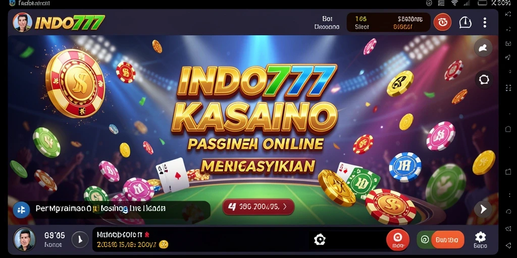 Screenshot permainan Kasino yang menarik dari INDO777.