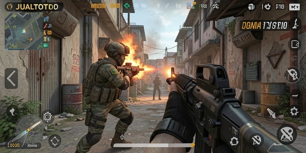 Tampilan gameplay JUALTOTO yang seru dan menegangkan.
