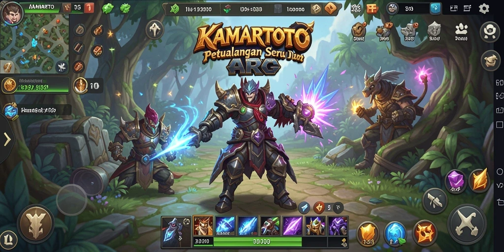 Tampilan seru gameplay ARPG di KAMARTOTO dengan aksi mendebarkan.