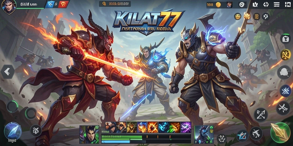 Gameplay seru dan strategi intens dalam KILAT77.