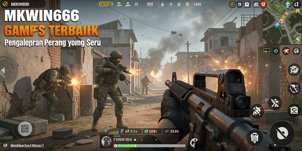 Tampilan mengesankan dari gameplay intens MKWIN666.