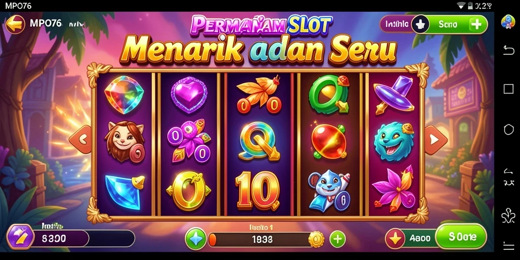 Screenshot MPO76 menunjukkan gameplay Slot yang seru dan interaktif.