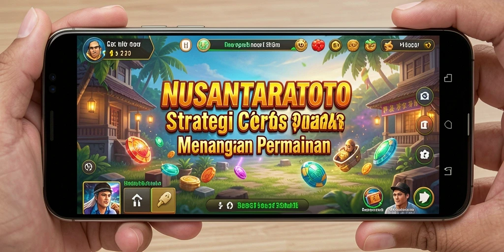 Tangkapan layar utama menunjukkan gameplay strategi yang mendebarkan.