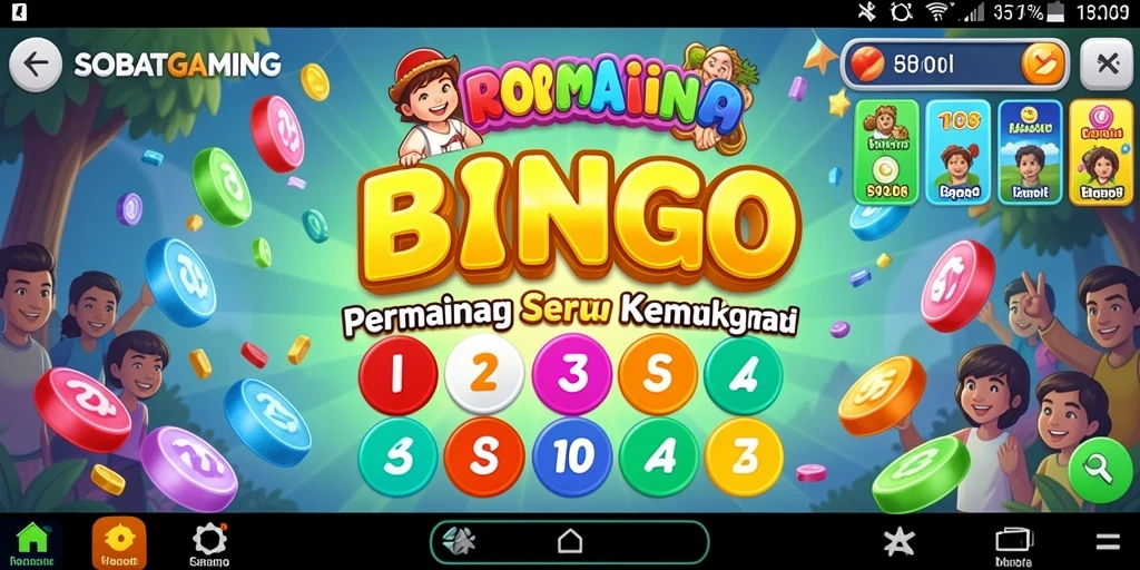 Tangkapan layar menunjukkan gameplay Bingo yang seru dan menarik.