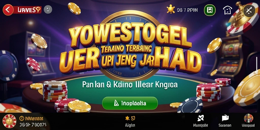 Tampilan gameplay menarik dengan berbagai pilihan permainan Kasino.